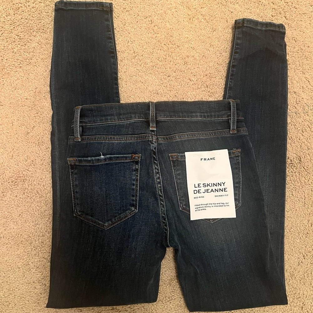Frame Le Skinny De Jeanne Jeans Mid Rise 25